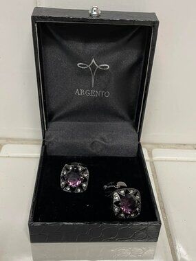 Argento cuff links